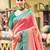 Sangam prints multi color kanjivaram silk woven work traditional saree
