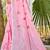 Sangam prints light pink linen woven work traditional saree