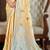 Sangam prints mustard linen woven work traditional saree
