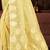 Sangam prints yellow munga kota woven work traditional saree