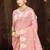 Sangam prints pink munga kota woven work traditional saree