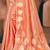 Sangam prints peach munga kota woven work traditional saree