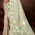 Sangam prints grey munga kota woven work traditional saree