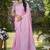 Sangam prints dark pink linen woven work traditional saree