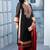 Black embroidered georgette stitched straight cut trouser kurta dupatta readymade suits