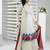 Beige embroidered silk stitched straight cut trouser kurta dupatta readymade suits