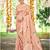 Sangam prints peach havy assam silk saree with meena woven work traditional saree