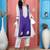 Purple embroidered silk stitched straight cut trouser kurta dupatta readymade suits