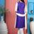 Purple embroidered silk stitched straight cut trouser kurta dupatta readymade suits