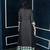 Black embroidered georgette stitched jacket style palazzo kurta dupatta readymade suits
