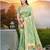 Sangam prints sea green havy assam silk saree with meena woven work traditional saree