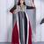 Multicolor embroidered georgette stitched asymmetrical trouser kurta dupatta readymade suits