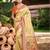 Sangam prints multi color kanjivaram silk woven work traditional saree