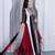 Multicolor embroidered georgette stitched asymmetrical trouser kurta dupatta readymade suits