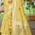 Sangam prints yellow havy assam silk saree with meena woven work traditional saree