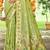 Sangam prints green havy assam silk saree with meena woven work traditional saree
