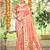 Sangam prints peach havy assam silk saree with meena woven work traditional saree