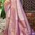 Sangam prints lavender   kanjivaram silk woven work traditional saree