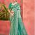 Sangam prints teal   kanjivaram silk woven work traditional saree