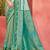 Sangam prints teal   kanjivaram silk woven work traditional saree