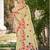 Sangam prints light yellow linen woven work traditional saree