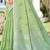 Sangam prints olive green linen woven work traditional saree