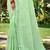 Sangam prints light green linen woven work traditional saree