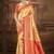 Sangam prints multi color dharmavaram woven work traditional saree