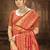 Sangam prints multi color dharmavaram woven work traditional saree