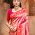 Sangam prints red kanjivaram silk woven work traditional saree