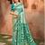 Sangam prints sea green kanjivaram silk woven work traditional saree
