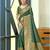 Sangam prints dark green assam silk woven work traditional saree