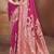 Sangam prints pink silk woven work traditional saree