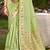 Sangam prints lite green havy assam silk saree with meena woven work traditional saree