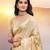 Sangam prints crem havy assam silk saree with meena woven work traditional saree