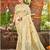 Sangam prints crem havy assam silk saree with meena woven work traditional saree