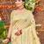 Sangam prints crem havy assam silk saree with meena woven work traditional saree