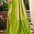 Sangam prints green and gold kanjivaram silk woven work traditional saree
