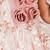Peach embroidered organza Gown