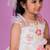 White embroidered organza Dress