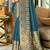 Sangam prints ocean blue assam silk woven work traditional saree