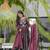 pv-silk chanderi embroidered kurta set with stitched top, bottom & dupatta