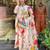 cotton blend embroidered kurta set with matching cotton blend dupatta