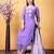 viscose rayon embroidered kurta set with matching viscose rayon dupatta