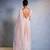 Pink embroidered georgette anarkali