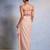Pink embroidered net co ord set