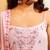 Pink embroidered georgette sharara set