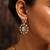 Elegant american diamond necklace set with maang tikka