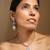 Elegant crystal jewelry set with teardrop pendant and matching earrings