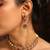 Royal pink kundan choker set with maang tikka and earrings